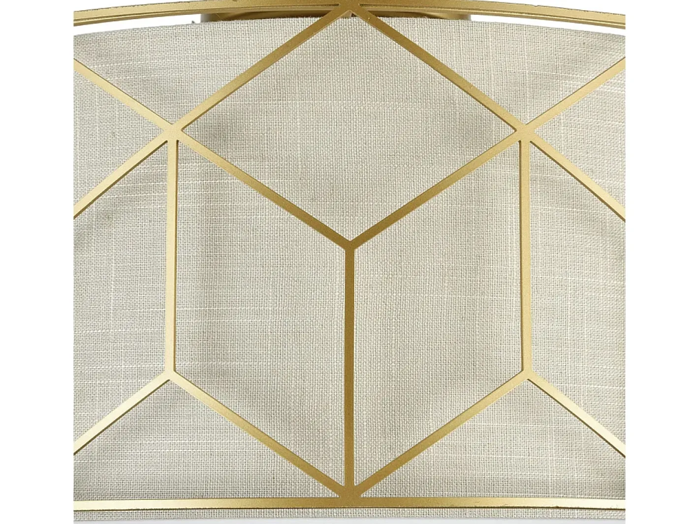 Maytoni Plafón-Messina Plafón Semi Empotrado Cilíndrico , 3 Luces, E27 Dorado