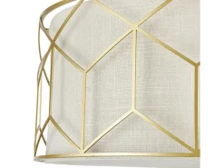 Maytoni Plafón-Messina Plafón Semi Empotrado Cilíndrico , 3 Luces, E27 Dorado
