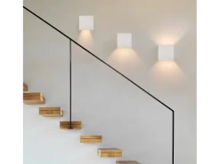 NETTLIFE Aplique Para Pared-Aplicación LED para Muro Int/Ext, Caliente IP65, para Casa, Dormitorio, Pasillo, Escalera Blanco