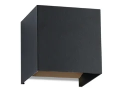 NETTLIFE Aplique Para Pared-Aplicación LED para Muro Externa Negra, Up Down, IP65, 3000K, para Escalera Negro