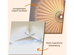 NETTLIFE Aplique de pared para dormitorio - Iluminación de pasillo vintage G9 blanca Blanco