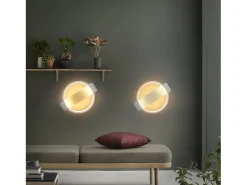 NETTLIFE Aplique LED Interior - Aplique de Diseño Moderno 7W Cálido 3000K Blanco Sale