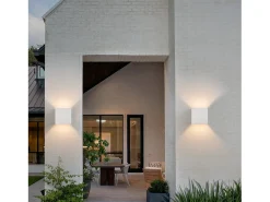 Discount NETTLIFE Conjunto de 4 Lámparas LED para Muro Exteriores, Caliente IP65, para Casa, Dormitorio, Pasillo, Escalera Blanco