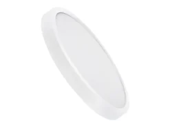 NETTLIFE , LED - Luz de techo, plana, 18 cm - 15 W, blanca, 6000 K - Iluminación moderna para la cocina, el pasillo, el dormitorio Negro