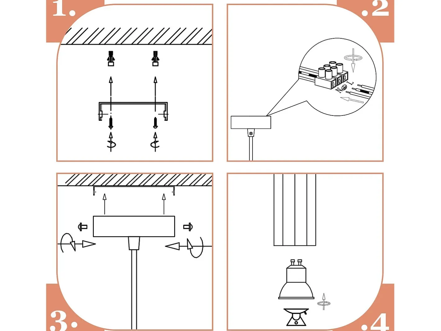 NETTLIFE Lámpara Suspendida-Lámpara colgante de metal diámetro 170 cm GU10 1 llama moderna sala de estar industrial para interior cocina dormitorio Negro