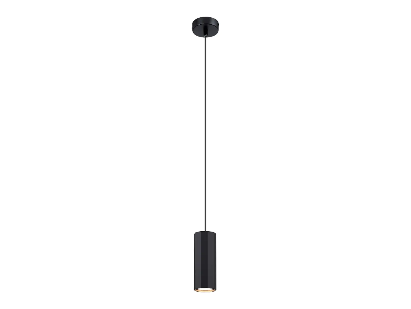 NETTLIFE Lámpara Suspendida-Lámpara colgante de metal diámetro 170 cm GU10 1 llama moderna sala de estar industrial para interior cocina dormitorio Negro