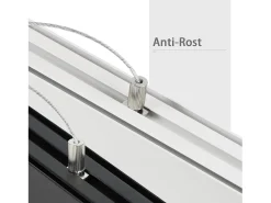 NETTLIFE Lámpara Colgante LED Diam.107CM 32W 3000K-6500K Mesa Regulable Negra con Lámpara de Diseño Lineal Moderno para Oficina Negro Hot
