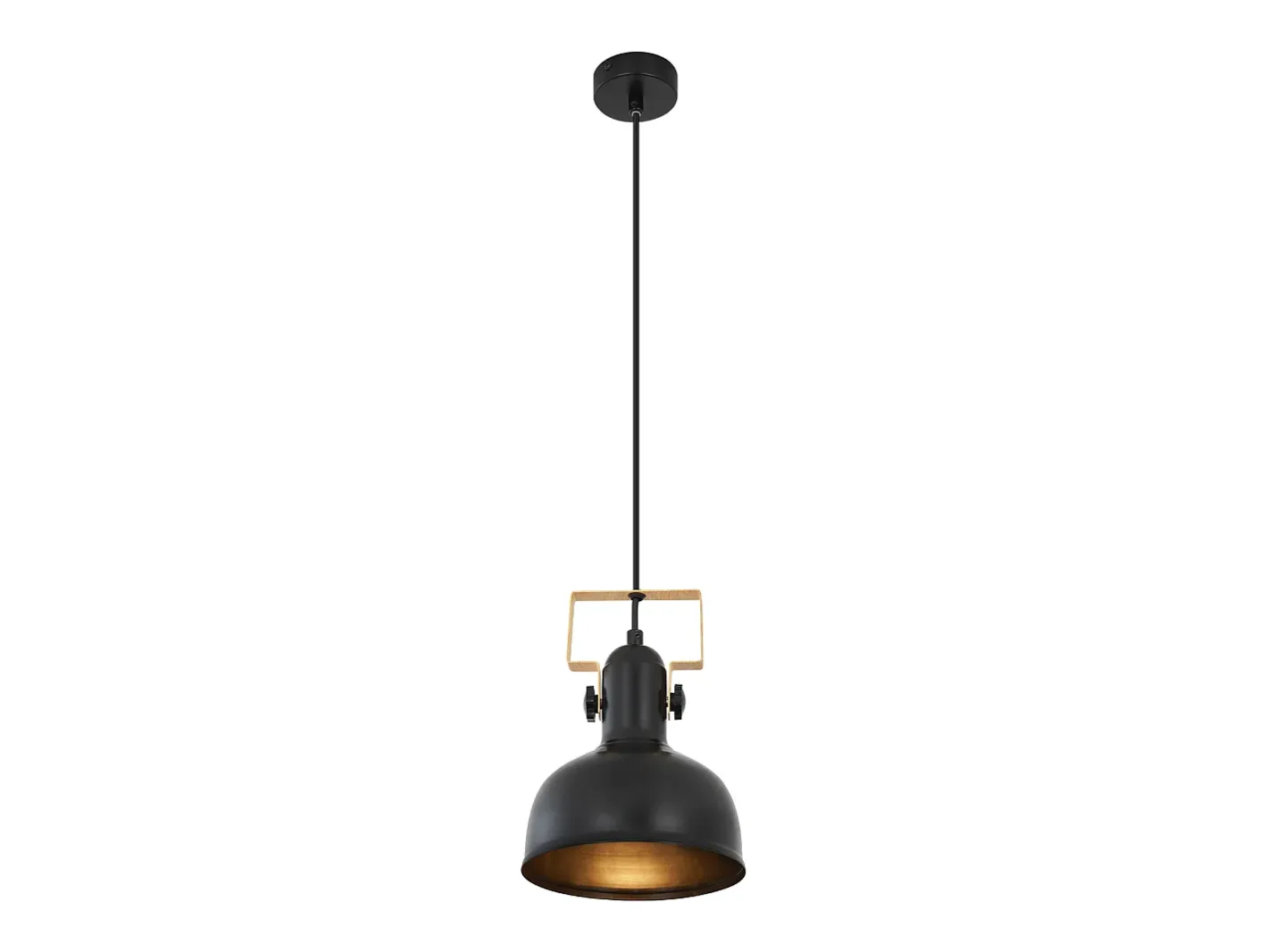 Online NETTLIFE Lámpara colgante vintage de 1 llama, , retro industrial, bombilla E27, máx. 40W. Negro