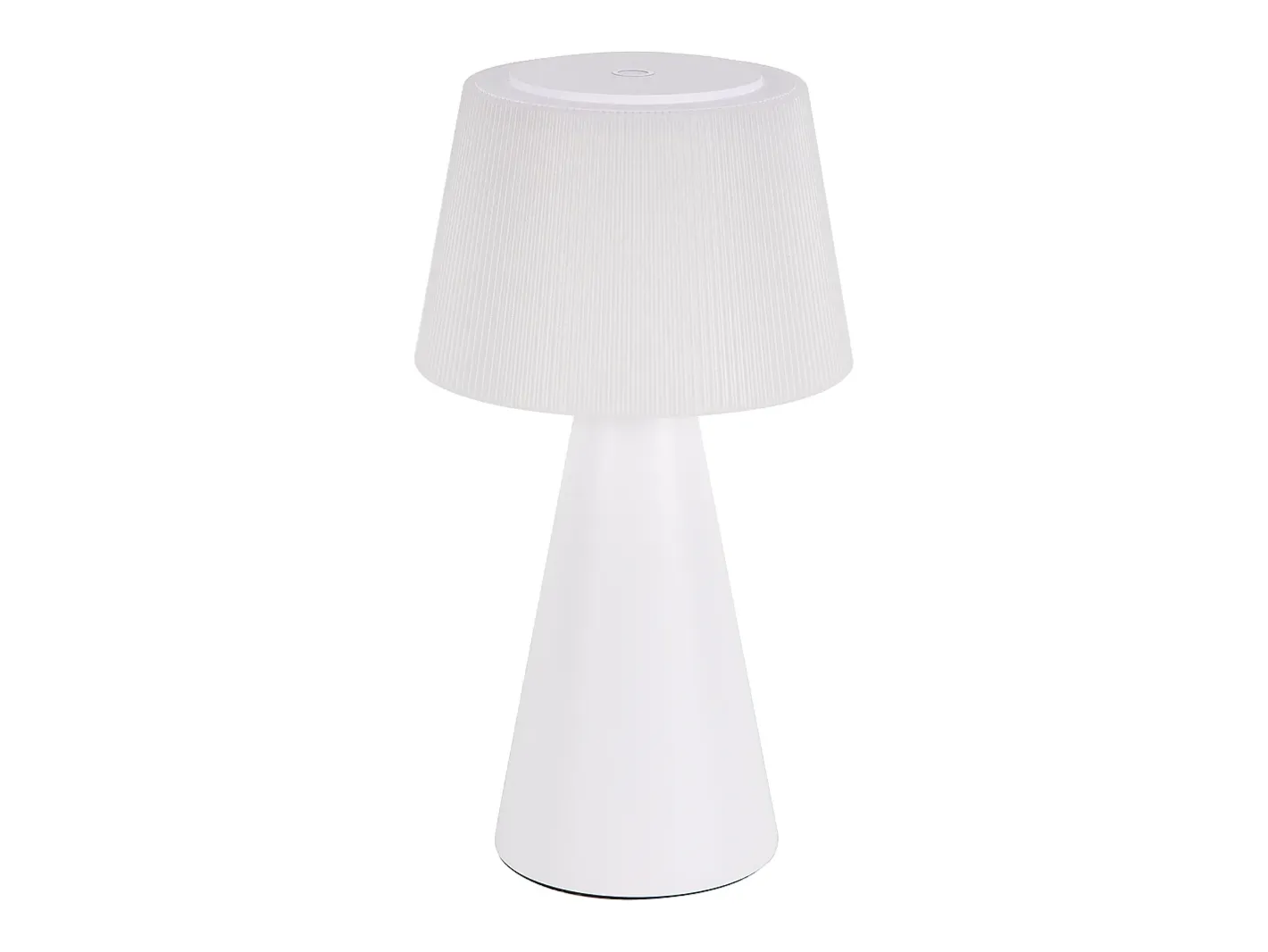 Hot NETTLIFE Lámpara de mesa con batería, lámpara de noche LED - 3600 mhA inalámbrica, lámpara táctil regulable con batería blanca recargable por USB Blanco
