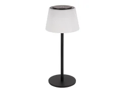 NETTLIFE Lámpara de mesa inalámbrica, lámpara de noche, batería - Lámpara de mesa LED táctil, lámpara regulable con USB recargable, negra, 3600 mhA Negro Online