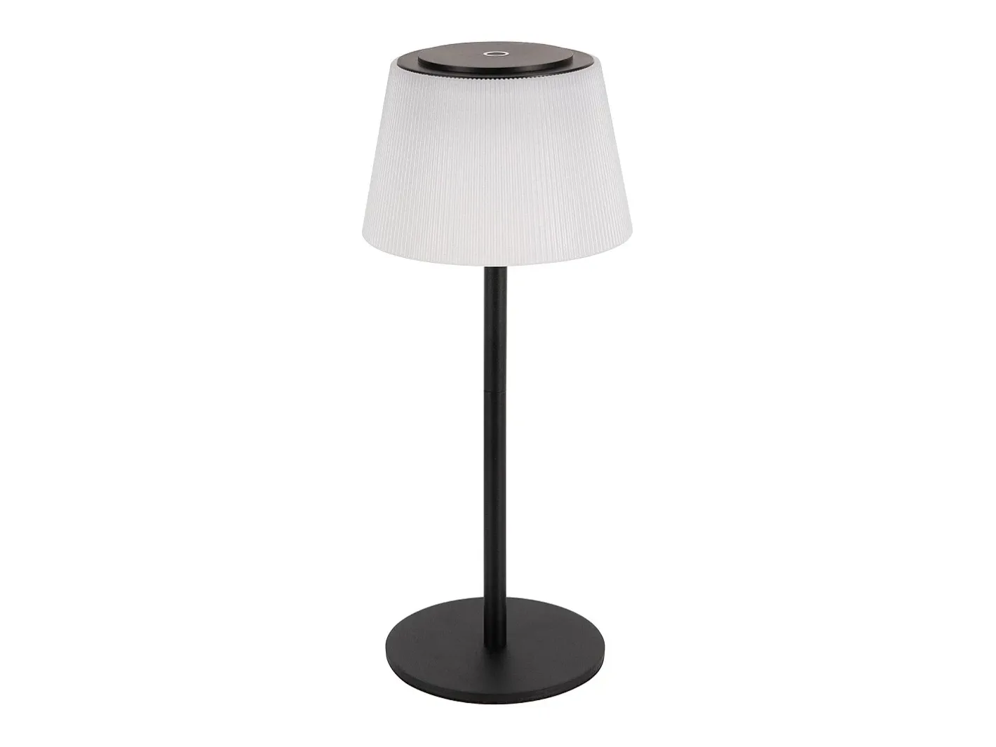 NETTLIFE Lámpara de mesa inalámbrica, lámpara de noche, batería - Lámpara de mesa LED táctil, lámpara regulable con USB recargable, negra, 3600 mhA Negro Online