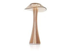 NETTLIFE Lámpara De Mesa-Lámpara de mesa LED táctil regulable con batería, lámpara de noche con USB. Dorado