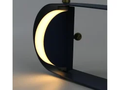 NETTLIFE Lámpara de Mesa LED Lámpara de Noche Inalámbrica - Luz Nocturna Portátil Brillo Ajustable 26 CM, Azul Outlet