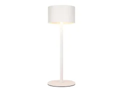 NETTLIFE Lámpara De Mesa-Lámpara de mesa LED inalámbrica (paquete de 2): lámpara de mesa regulable al tacto con 3 temperaturas de color, altura ajustable, USB Blanco