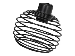 NETTLIFE Lámpara De Mesa-Lámpara de mesa vintage Lámpara de noche E27 - Lámpara de mesa de metal industrial Máx. Lámpara de escritorio retro de 60 W Negro