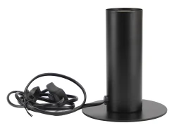NETTLIFE lámpara de noche / lámpara de mesa vintage, E27, , máximo 40W, de estilo retro industrial. Negro Hot