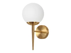 NETTLIFE Lámpara de pared vintage con bola de cristal E27, lámpara de pared para interiores, escalera para dormitorio Dorado Sale