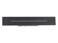 NETTLIFE Aplique Para Pared-Lámpara de pared interior Lámpara de pared LED 30 CM Lámpara de pasillo moderna Lámpara de escalera negra de dormitorio blanco cálido 8 W Negro