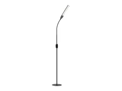 NETTLIFE Lámpara De Pie-Lámpara de pie LED regulable - negra para salón 158 cm Lámpara de pie táctil moderna 9 W con temporizador y función de memoria Negro