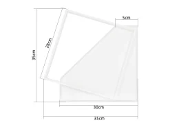 NETTLIFE Lámpara de techo LED 40W Lámparas modernas Sala de estar Dormitorio Regulable con control remoto Lámpara de de diseño blanca para pasillo Blanco