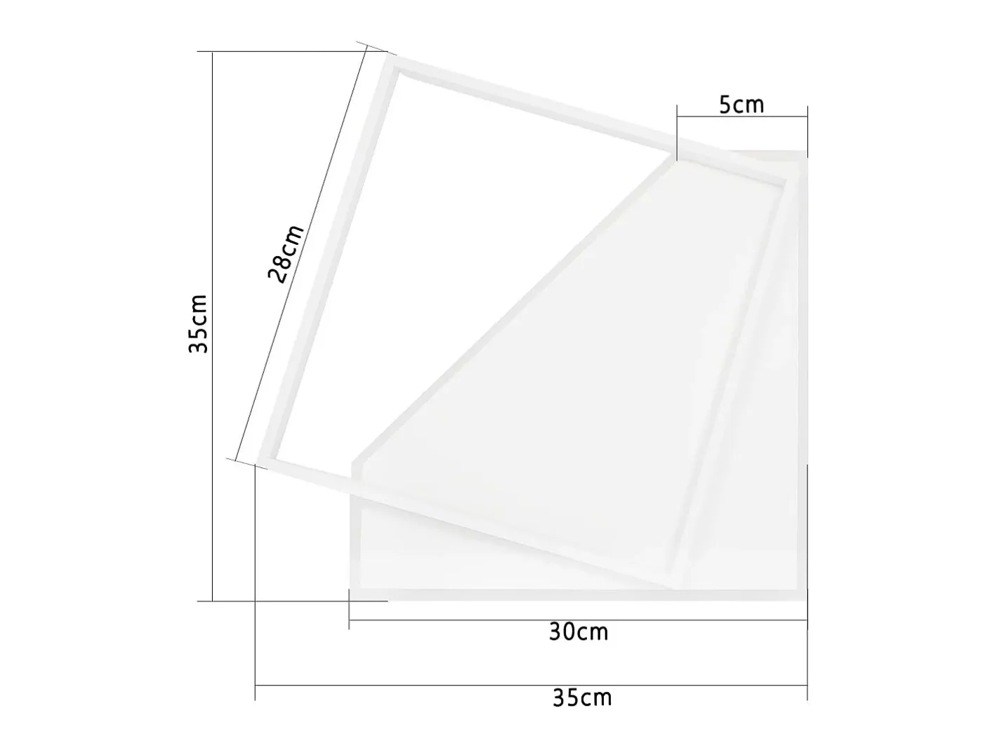 NETTLIFE Lámpara de techo LED 40W Lámparas modernas Sala de estar Dormitorio Regulable con control remoto Lámpara de de diseño blanca para pasillo Blanco