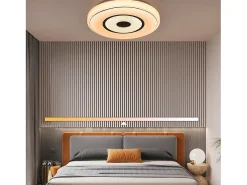 Hot NETTLIFE Lámpara LED Techo 18W, 30cm, Control Remoto, Redonda, Cocina, Dormitorio Cielo Estrellado, Escritorio, Sala, Pasillo Blanco