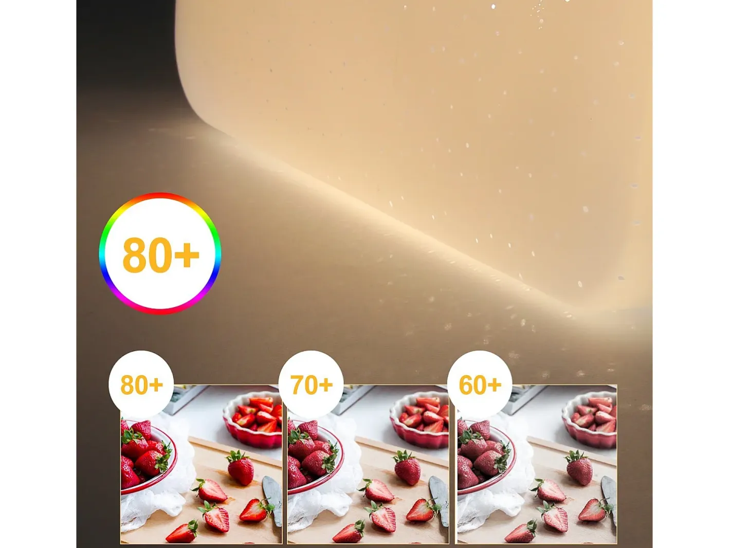 New NETTLIFE Lámpara techo LED 15W, Dormitorio cielo estrellado 21cm, Blanca cálida, Estrella cuadrada, Decoración cocina, Niños, Oficina Blanco