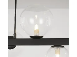 NETTLIFE Mesa de comedor colgante, lámpara colgante para salón, colgante G9, 8 bombillas de vidrio moderno. Transparente Clearance