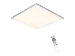 NETTLIFE Plafón LED Color Regulable 24W con Mando a Distancia Retroiluminación Cuadrado 45cm para Salón Dormitorio Cocina Habitación Infantil Blanco Sale