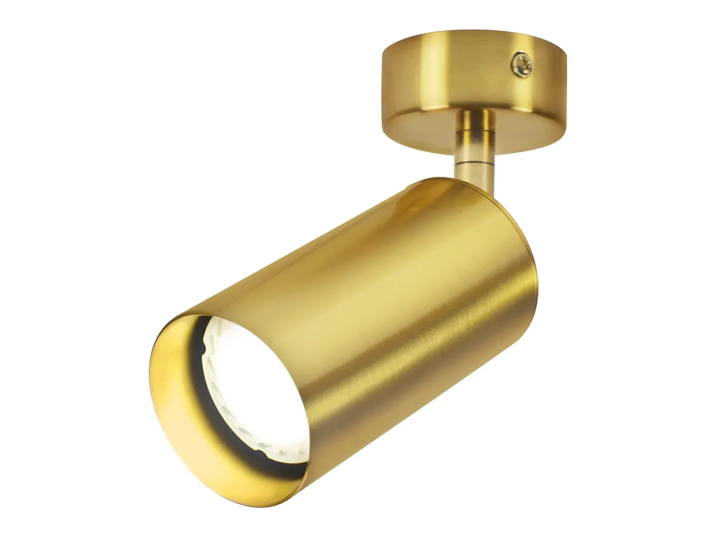 NETTLIFE Plafonero LED GU10 de techo, con spotlight rotativo 330°, metal, estilo vintage retro. Bronce Best
