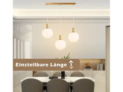 Sale NETTLIFE Suspensión E27 o Lámpara de suspensión de 3 focos Ajustable en altura. Lámpara de suspensión moderna. Blanco