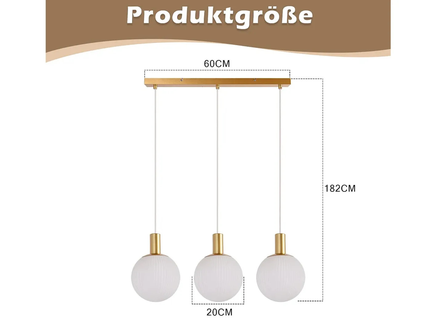 Sale NETTLIFE Suspensión E27 o Lámpara de suspensión de 3 focos Ajustable en altura. Lámpara de suspensión moderna. Blanco