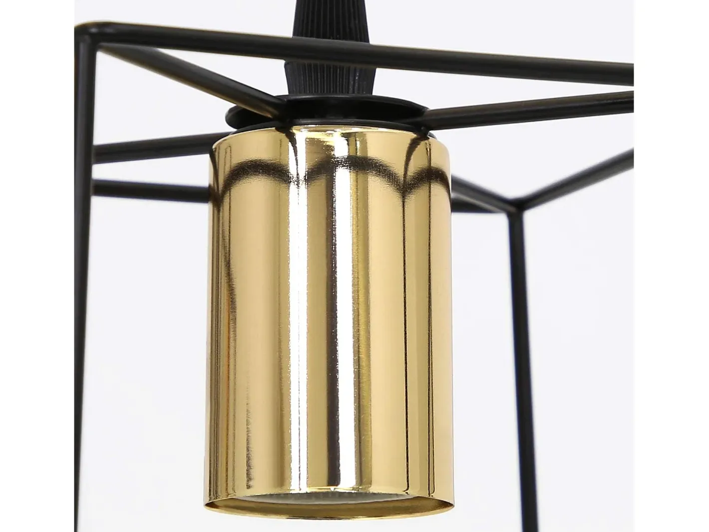 Hot NETTLIFE Suspensión vintage negra, 5 lámparas regulables en altura, de metal, E27 industrial. Negro