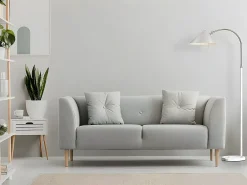 Clearance AKUNADECOR Novedad Lampara Pie Salon Empire Blanca De Estilo Vintage Blanco
