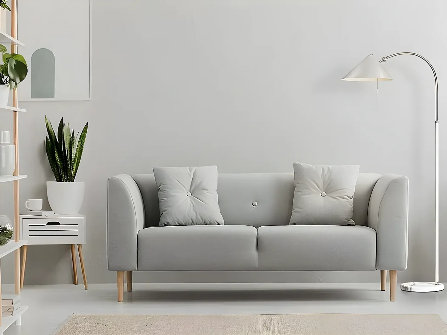Clearance AKUNADECOR Novedad Lampara Pie Salon Empire Blanca De Estilo Vintage Blanco