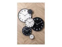 Discount KARLSSON Nuevo reloj clásico redondo de metal de 40 cm Blanco
