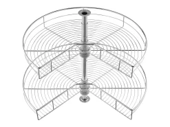 Organizador de Esquina SucceBuy en Forma de L, 71 cm, Transforme el Espacio de Almacenamiento de la Cocina Plateado Best
