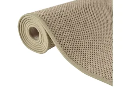 Online Garden Furniture Overijse Alfombra de pasillo con aspecto de sisal color arena 80x400 cm Marru00f3n