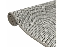 Garden Furniture Overijse Alfombra de pasillo con aspecto de sisal platina 50x150 cm Topo Best
