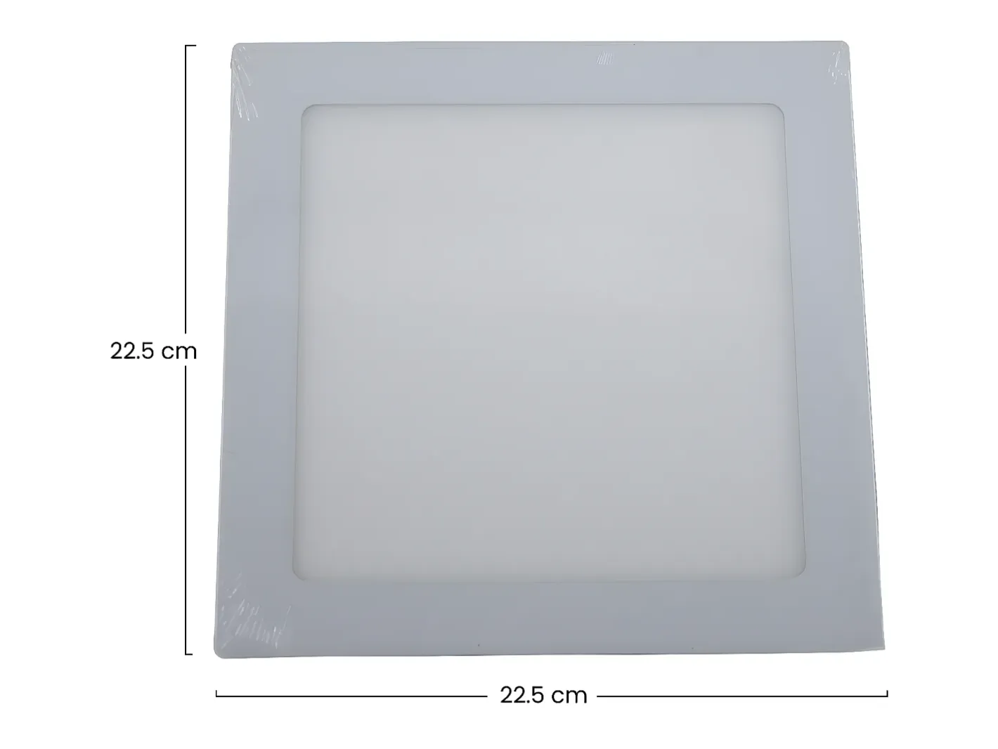 PRIMER LEADER Plafón-Pack 2 Downlights LED Ultraslim Cuadrados 18W 1600lm 22.5x22.5cm 4000K 25000H Blanco