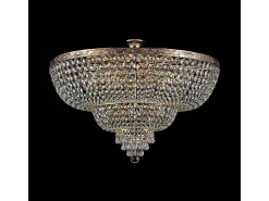 Sale Maytoni Palace Plafón Semi Empotrado Antiguo y Cristal, 14 Luces, E27 Dorado
