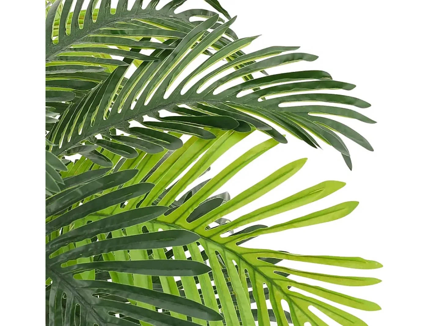 Planta Artificial-Palmera Cycas Artificial con Maceta de 90 cm Verde
