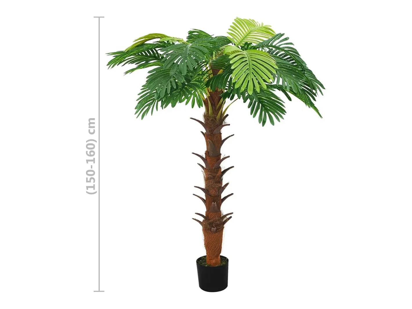 Palmera Cycas Artificial con Maceta 160 cm Verde