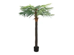 Planta Artificial-Palmera fénix artificial con macetero 215 cm ES565544 Verde