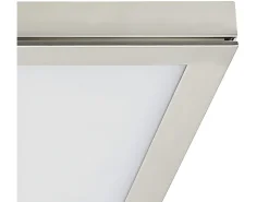 AKUNADECOR Plafón-Panel Led De 36w Modelo Tivoli Niquel Plateado