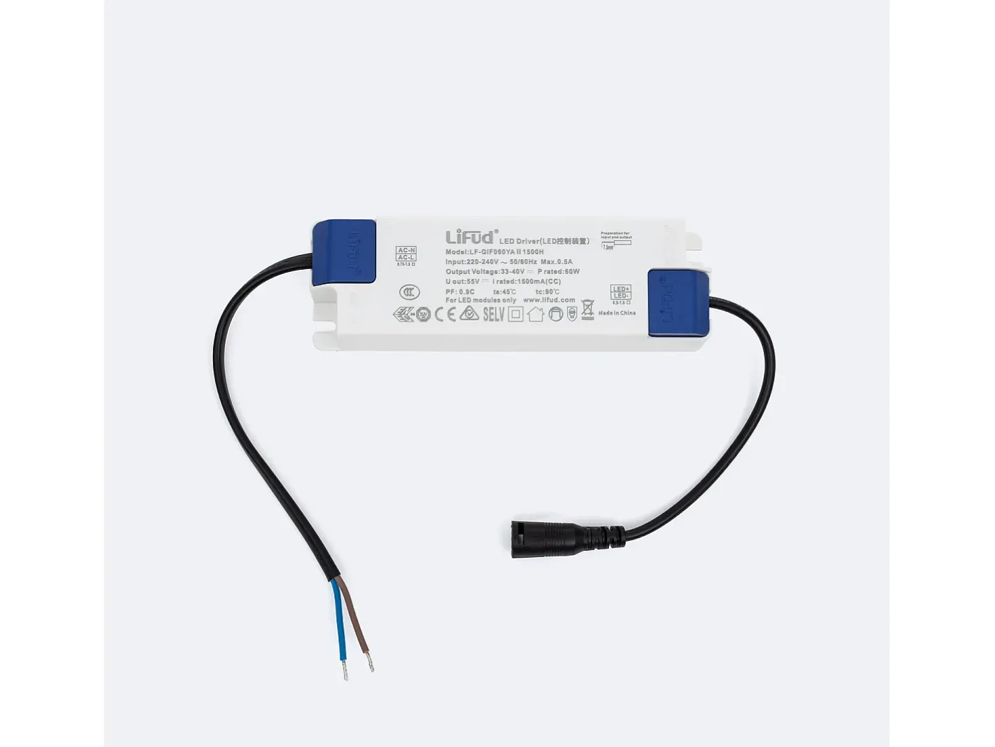 Best Ledkia Panel LED 120x60 cm 60W 6000lm 4000K LIFUD No Flicker Individual Neutro Blanco