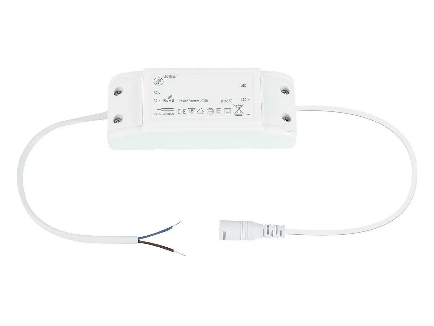 Ledkia Plafón-Panel LED 120x30 cm 40W 4000lm Microprismático UGR17 3000K LIFUD Individual Cálido Blanco