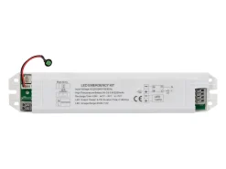 Ledkia Plafón-Panel LED 120x30 cm 40W 4000lm Microprismático UGR17 3000K LIFUD Individual Cálido Blanco