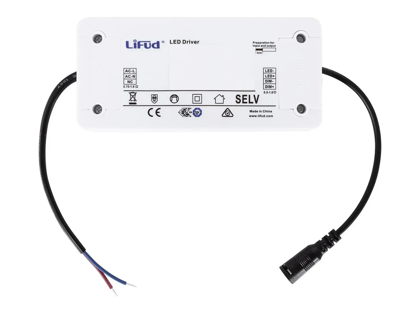 Online Ledkia Panel LED 60x60 cm 40W 4000lm Regulable 4000K Regulable 0-10V Individual Neutro Blanco
