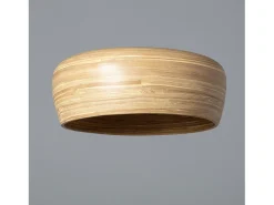 Ledkia Lámpara Suspendida-Pantalla Lámpara Colgante Bambú Shuka Sari Ø350 mm ILUZZIA Natural Multicolor